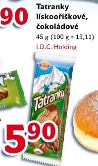 Oplatky Tatranky Sedita