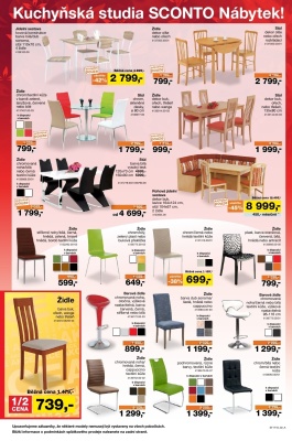 akční leták Sconto nábytek 12.10.2016-25.10.2016