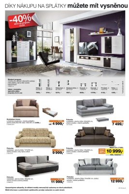 akční leták Sconto nábytek 12.10.2016-25.10.2016
