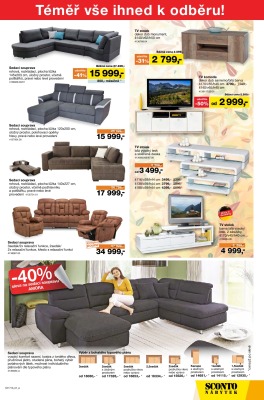 akční leták Sconto nábytek 12.10.2016-25.10.2016