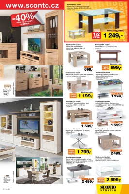akční leták Sconto nábytek 12.10.2016-25.10.2016