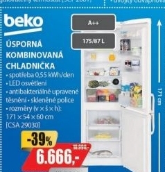 CSA 29030 CHLADNIČKABEKO / A++
