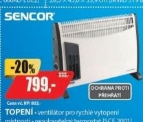 SCF 2001 konvektor SENCOR