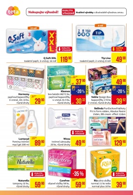 akční leták Teta drogerie 13.10.2016-22.10.2016