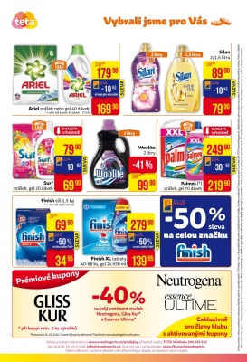 akční leták Teta drogerie 13.10.2016-22.10.2016
