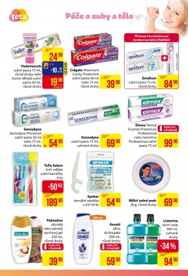 akční leták Teta drogerie 13.10.2016-22.10.2016