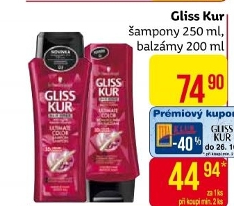 Šampon Gliss Kur Schwarzkopf