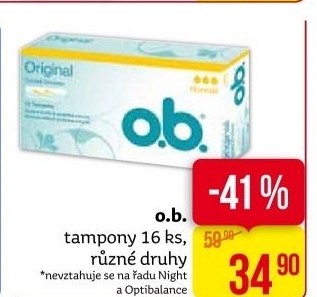 Tampony O.B.