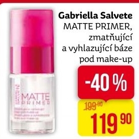 Zmatňující báze Matte Primer Gabriella Salvete