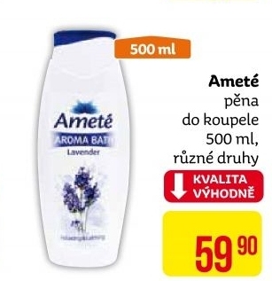 Pěna do koupele Ameté