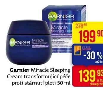 Krém pleťový proti stárnutí Miracle Sleeping Cream Garnier