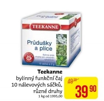 Čaj bylinný Funkční Teekanne