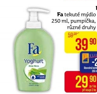 Tekuté mýdlo Fa