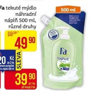 Tekuté mýdlo Fa - náhradní náplň