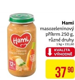 Příkrm masozeleninový Hami