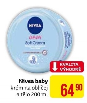 Krém hydratační na obličej a tělo dětský Baby Nivea