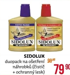 Čistič + ochranný lesk na náhrobní kameny Sidolux