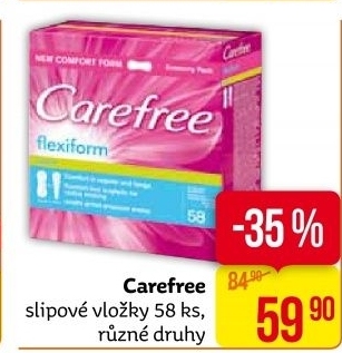Vložky dámské slipové Carefree