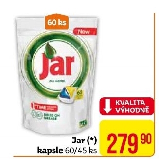 Kapsle do myčky Jar