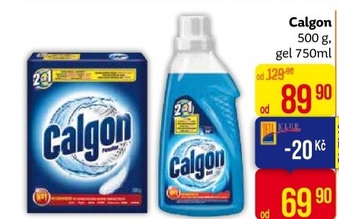 Změkčovač vody Calgon