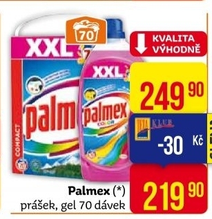 Prací prášek Palmex