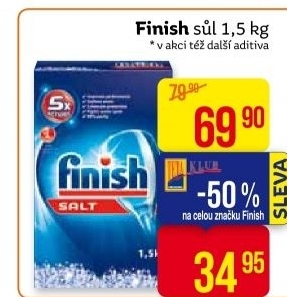 Sůl do myčky Finish