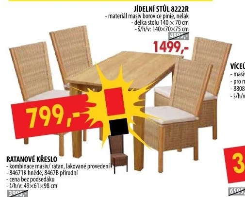 Jídelní stůl 8222R