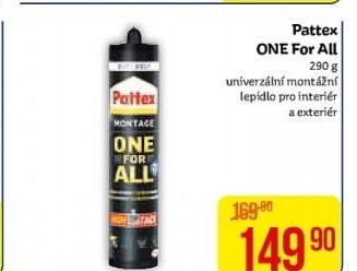 Univerzální montážní lepidlo Pattex One For All