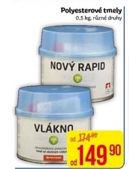 Tmel polyesterový Polykar