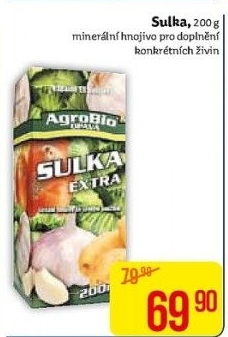 Hnojivo Sulka AgroBio