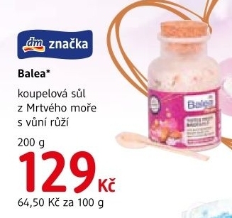 Sůl do koupele Balea