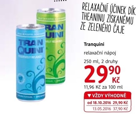 Energetický nápoj Tranquini