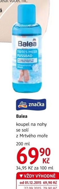 Koupel na nohy Balea