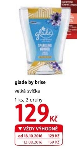Vonná svíčka Glade by Brise