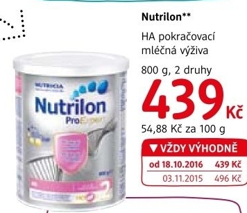 Kojenecké mléko HA Nutrilon