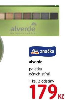Oční stíny paleta Alverde