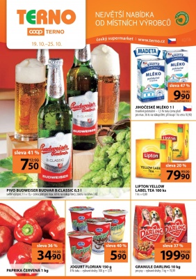 akční leták COOP 19.10.2016-25.10.2016