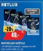 RNL 01B LED 0,5W NOČNÍ SV. LOĎRETLUX