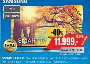 UE50J6202LED FULL HD LCD TV SAMSUNG