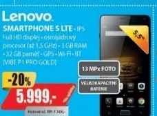 Vibe P1 PRO DS GoldLENOVO