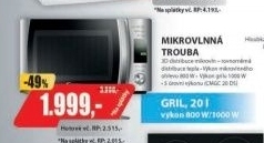 CMGC 20DS MIKROVLNNÁ TROUBACANDY