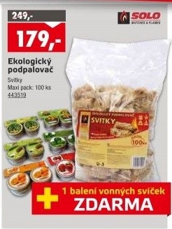 Podpalovač ekologický svitky Solo