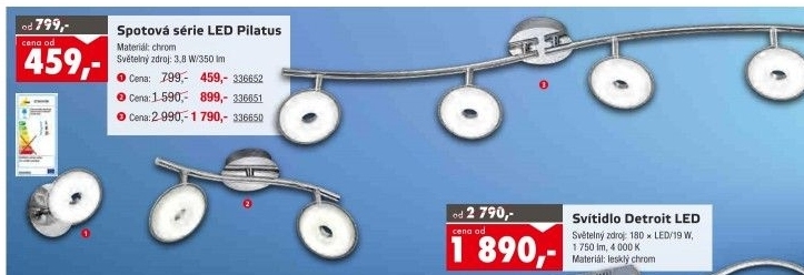LED nástěnné svítidlo Spot Pilatus Luminex