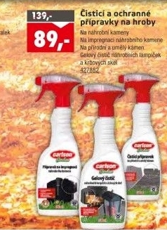 Čisticí přípravek na náhrobní kameny Carlson