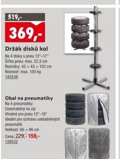 Držák na pneumatiky