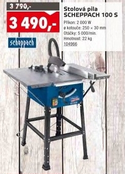 Stolní pila Scheppach HS 100 S
