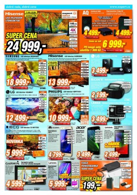 akční leták Expert elektro 20.10.2016-29.10.2016