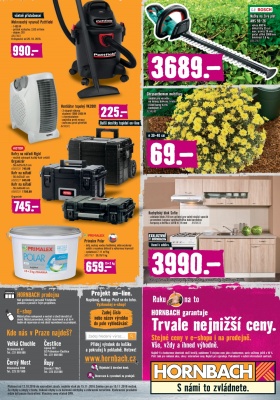 akční leták Hornbach 12.10.2016-15.11.2016