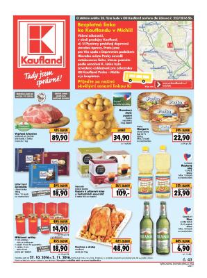 akční leták Kaufland 27.10.2016-2.11.2016