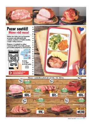 akční leták Kaufland 27.10.2016-2.11.2016
